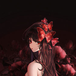 This is a pixiv picture whose title is 🥀.
