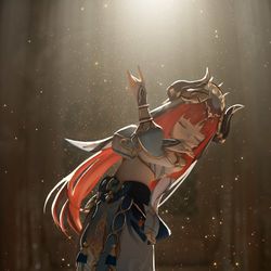 This is a pixiv picture whose title is Nilou.