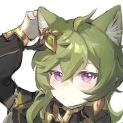 This is a pixiv picture whose title is 🐱.