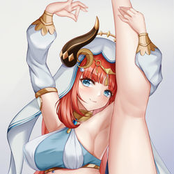 This is a pixiv picture whose title is ニィロウ Y字バランス.