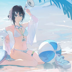 This is a pixiv picture whose title is 羽毛笔.