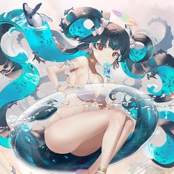 This is a pixiv picture whose title is 2022的夏日之末.