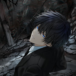 This is a pixiv picture whose title is Dark & Black.