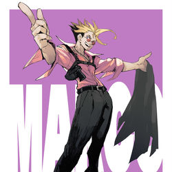 This is a pixiv picture whose title is 【強化人類アムネロ】マルコ.