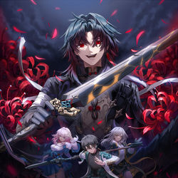 This is a pixiv picture whose title is 刃.