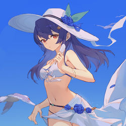 This is a pixiv picture whose title is 夏日沙滩.