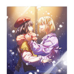 This is a pixiv picture whose title is 千束泷奈.