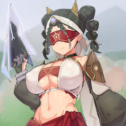 This is a pixiv picture whose title is 도금여단 눈나.