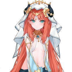 This is a pixiv picture whose title is 妮露.