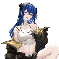 This is a pixiv picture whose title is mostima.