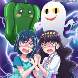 This is a pixiv picture whose title is 苦手な物.