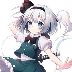 This is a pixiv picture whose title is 妖夢ちゃん.