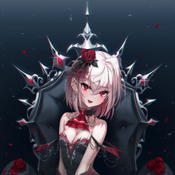 This is a pixiv picture whose title is ヴァンパイア姫.