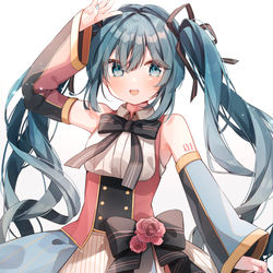 This is a pixiv picture whose title is MIKU.