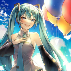 This is a pixiv picture whose title is 初音ミク15th.