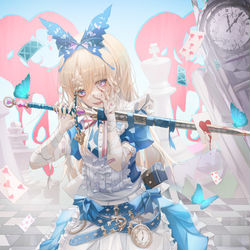 This is a pixiv picture whose title is Alice ♡.
