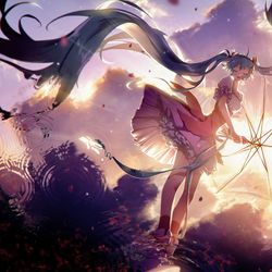 This is a pixiv picture whose title is メルト.