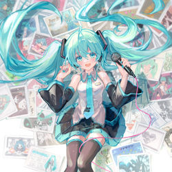 This is a pixiv picture whose title is ミクちゃん15周年おめでとう！！！.