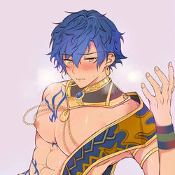 This is a pixiv picture whose title is ちくびピアスジュンくん.