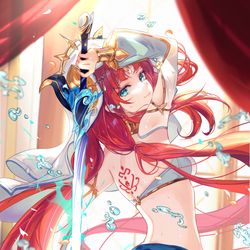 This is a pixiv picture whose title is 妮露.