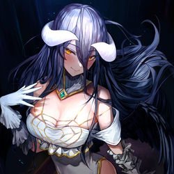 This is a pixiv picture whose title is アルベド.