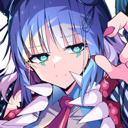 This is a pixiv picture whose title is ダウトちゃん（不機嫌）.