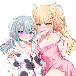 This is a pixiv picture whose title is 心雞梗塞.
