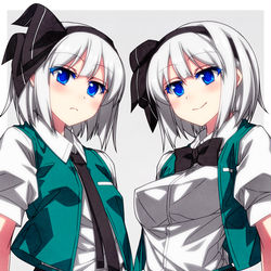 This is a pixiv picture whose title is 妖夢ちゃん！.