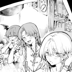 This is a pixiv picture whose title is 焼肉の日.