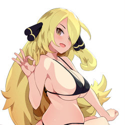 This is a pixiv picture whose title is シロナさん.