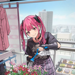 This is a pixiv picture whose title is 大事に育てる見た目地雷系幼馴染.