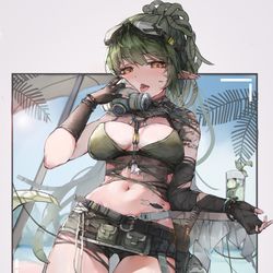 This is a pixiv picture whose title is 从夏活的开始拖到夏活结束的稿.