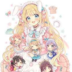 This is a pixiv picture whose title is うさみみメイドさん.