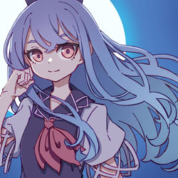 This is a pixiv picture whose title is 慧音.