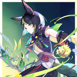 This is a pixiv picture whose title is 浅蔚轻行.