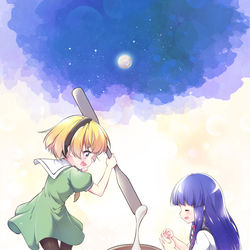 This is a pixiv picture whose title is 月のさとりか.