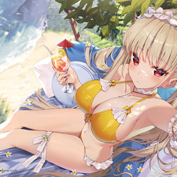 This is a pixiv picture whose title is Azur Lane 4th Anniversary.