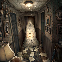 This is a pixiv picture whose title is あの部屋の秘密.