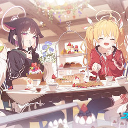 This is a pixiv picture whose title is すいーつぶ！.