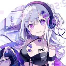 This is a pixiv picture whose title is Purple Liver.