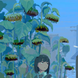 This is a pixiv picture whose title is 終夏.