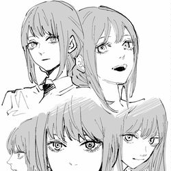 This is a pixiv picture whose title is マキマ.