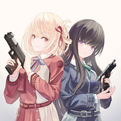 This is a pixiv picture whose title is 千束とたきな.