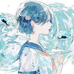 This is a pixiv picture whose title is ◆.