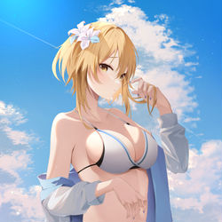 This is a pixiv picture whose title is 蛍.