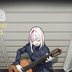 This is a pixiv picture whose title is 路傍の原石.