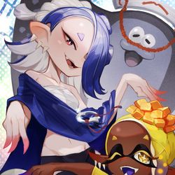 This is a pixiv picture whose title is すりみ連合.