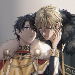 This is a pixiv picture whose title is ガウェぐだ♂⑧.