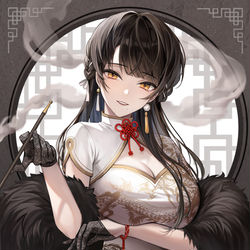This is a pixiv picture whose title is チャイナドレス.