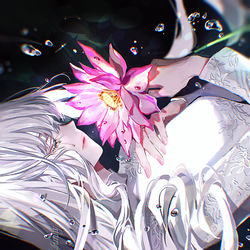 This is a pixiv picture whose title is 離れゆく愛.